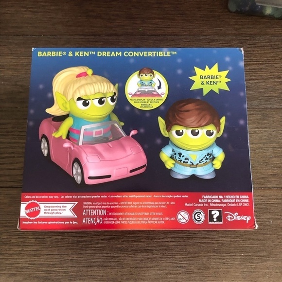 Disney Pixar Toy Story Remix: Alien Barbie & Ken with car - Picture 2 of 6